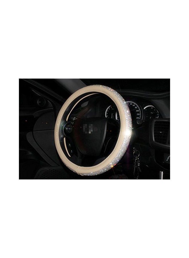 Generic Full Drill Diamond Steering Wheel Cover  - Image 2