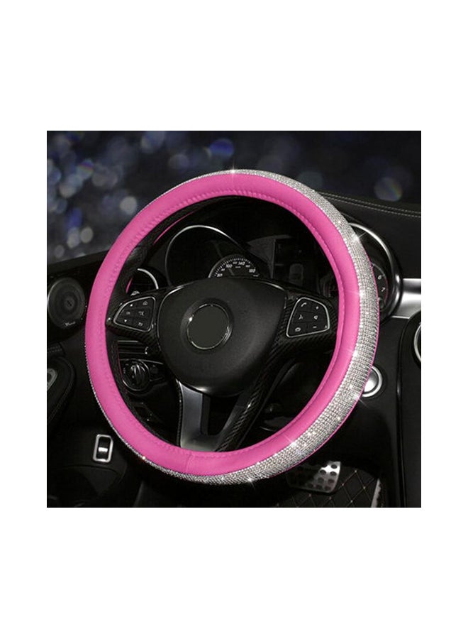 Generic Full Drill Diamond Steering Wheel Cover  - Image 2