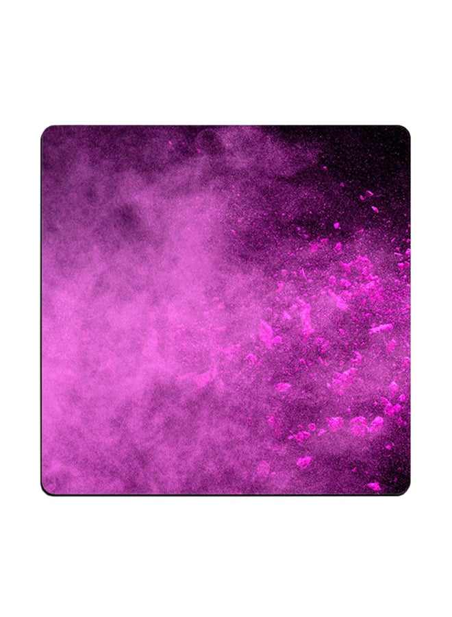 Abstract Printed Coaster Purple 9x9cm