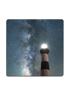 Light House Printed Coaster Multicolour 9x9cm