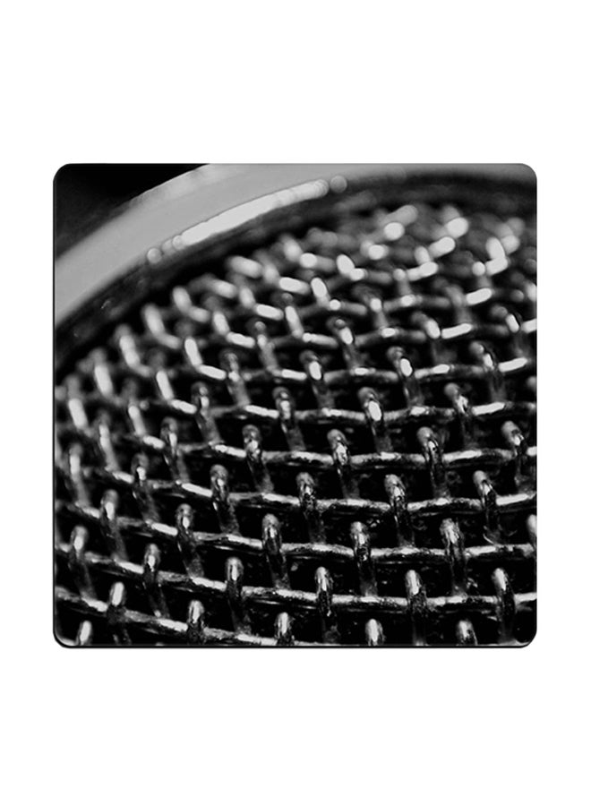 Generic - Microphone Printed Coaster Multicolour 9x9cm - Image 1