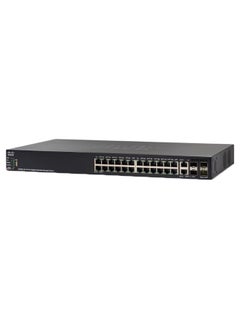 CISCO 24-Port Gigabit Poe Stackable Switch Black  - Image 2
