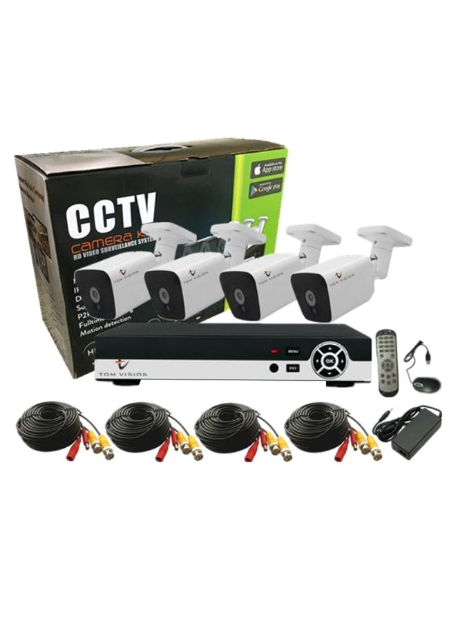 تومفيجن كاميرا المراقبة CCTV المزودة بتقنية رباعية القنوات تناظرية بدقة عالية الوضوح - Image 1