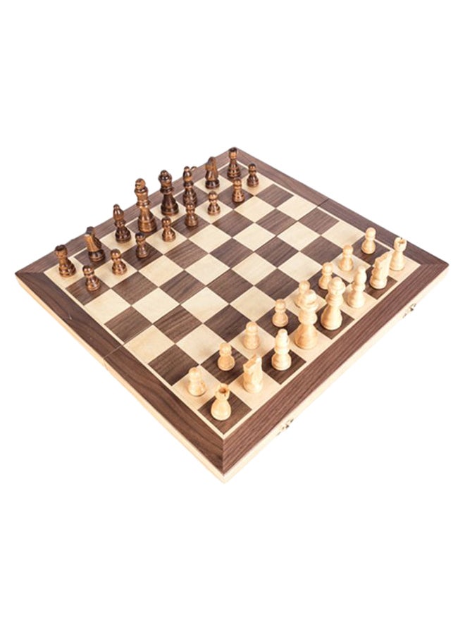 Portable Magnetic Foldable Chess Board With Pieces - Image 1