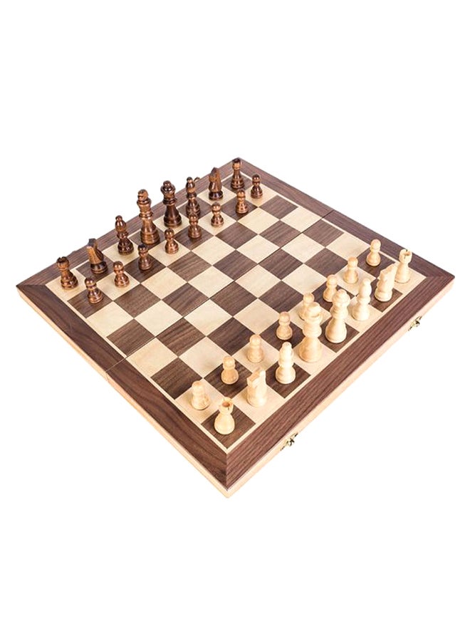 International Interior Storage Foldable Chess Board With Pieces - Image 1