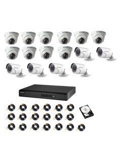 HIKVISION 37-Piece 16 Channel DVR K1 Surveillance Camera Set  - Image 1