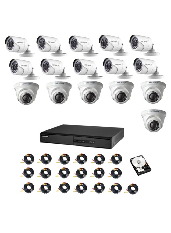 HIKVISION 16-Channel DVR CCTV Camera Kit  - Image 1