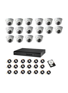 HIKVISION 37-Piece 16 Channel DVR Kit 