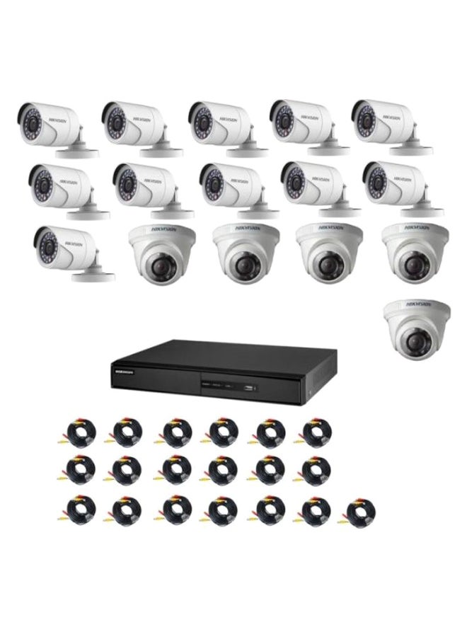 HIKVISION 16-Channel DVR Home Surveillance Camera Kit - Image 1