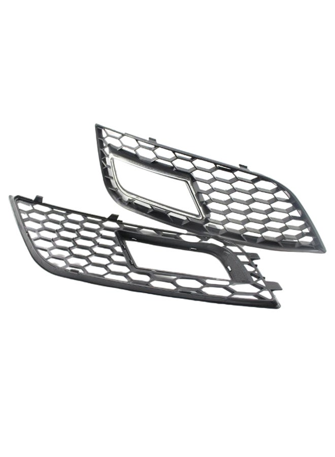Generic 2-Piece Fog Light Cover Vent Side Insert Grille  - Image 1