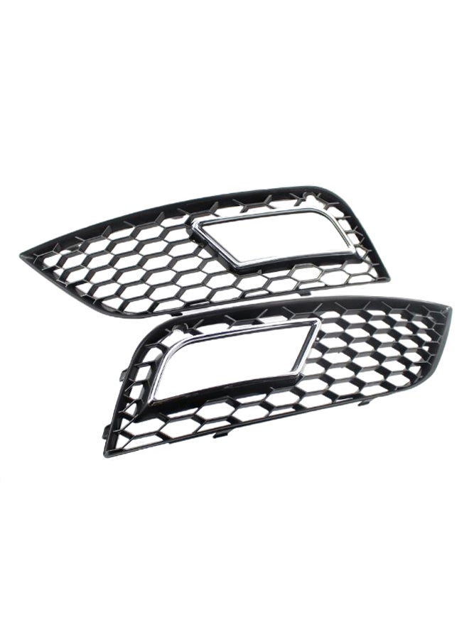 Generic 2-Piece Fog Light Cover Vent Side Insert Grille  - Image 2