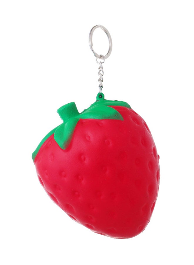 Sharpdo Stylish Leather Key Ring Red/Green  - Image 1