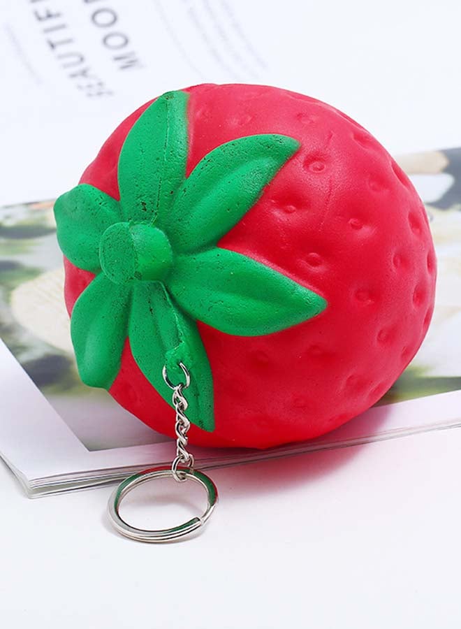 Sharpdo Stylish Leather Key Ring Red/Green  - Image 2