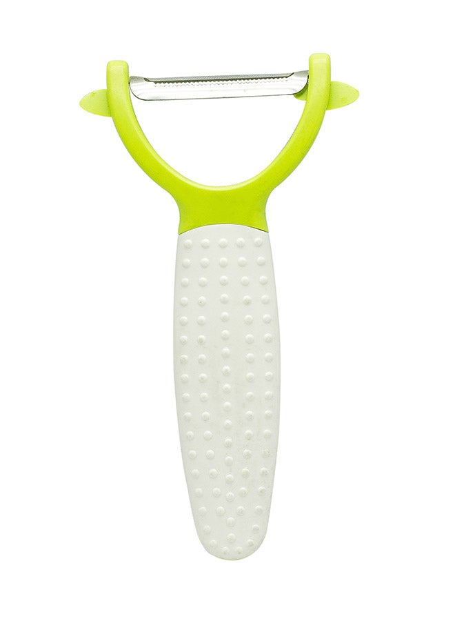 RAJ Plastic Peeler White/Red 18.5cm  - Image 2