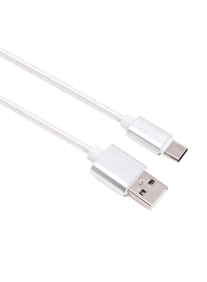 كابل Lightning إلى USB A. فضي.