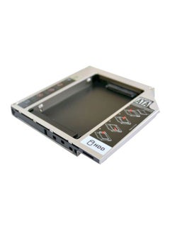 ATA SATA To IDE 2nd HDD Hard Drive Caddy Silver/Black 