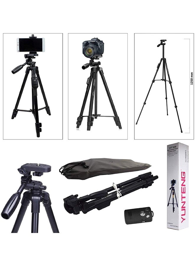 Yunteng - Camera And Mobile Phone Tripod Black - Image 1
