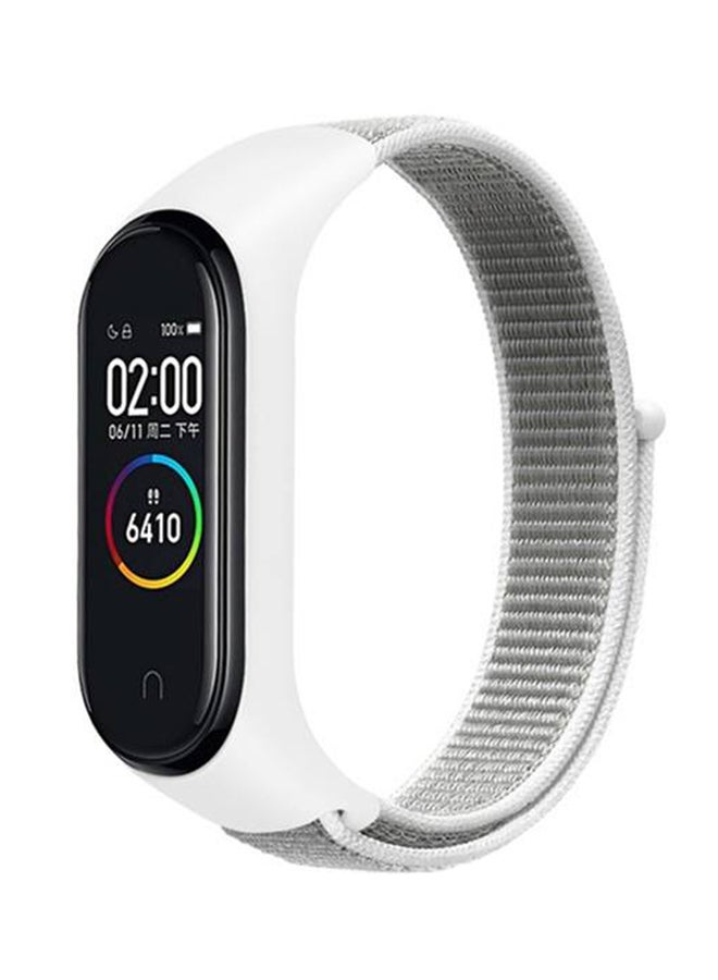 آي تيلكر سوار بديل لساعة شاومي مي باند 3/4 أبيض