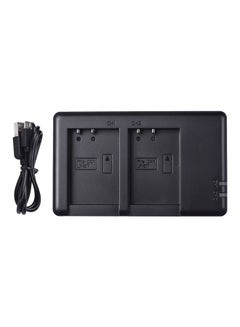 Dual USB LP-E17 Camera Battery Charger For Canon 750D, 760D Black