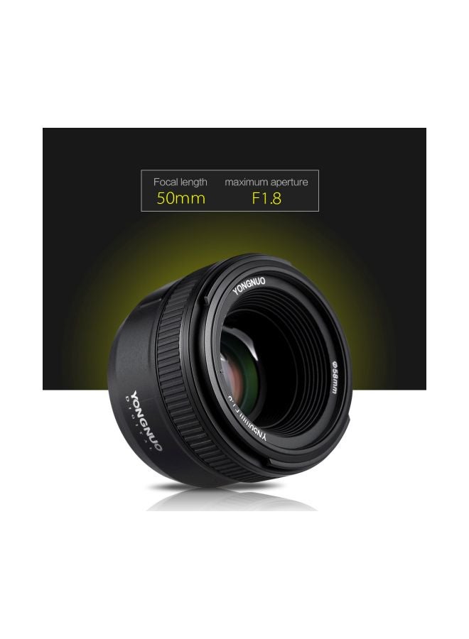 YONGNUO YN 50mm f/1.8 Lens Black  - Image 2
