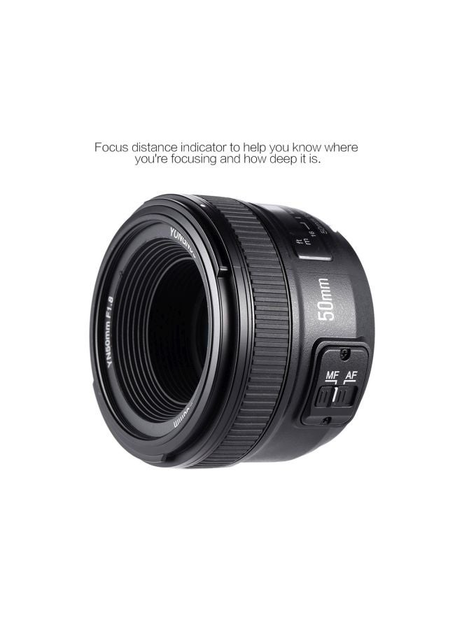 YONGNUO YN 50mm f/1.8 Lens Black  - Image 4