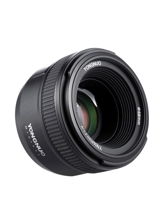 YONGNUO YN 50mm f/1.8 Lens Black  - Image 1
