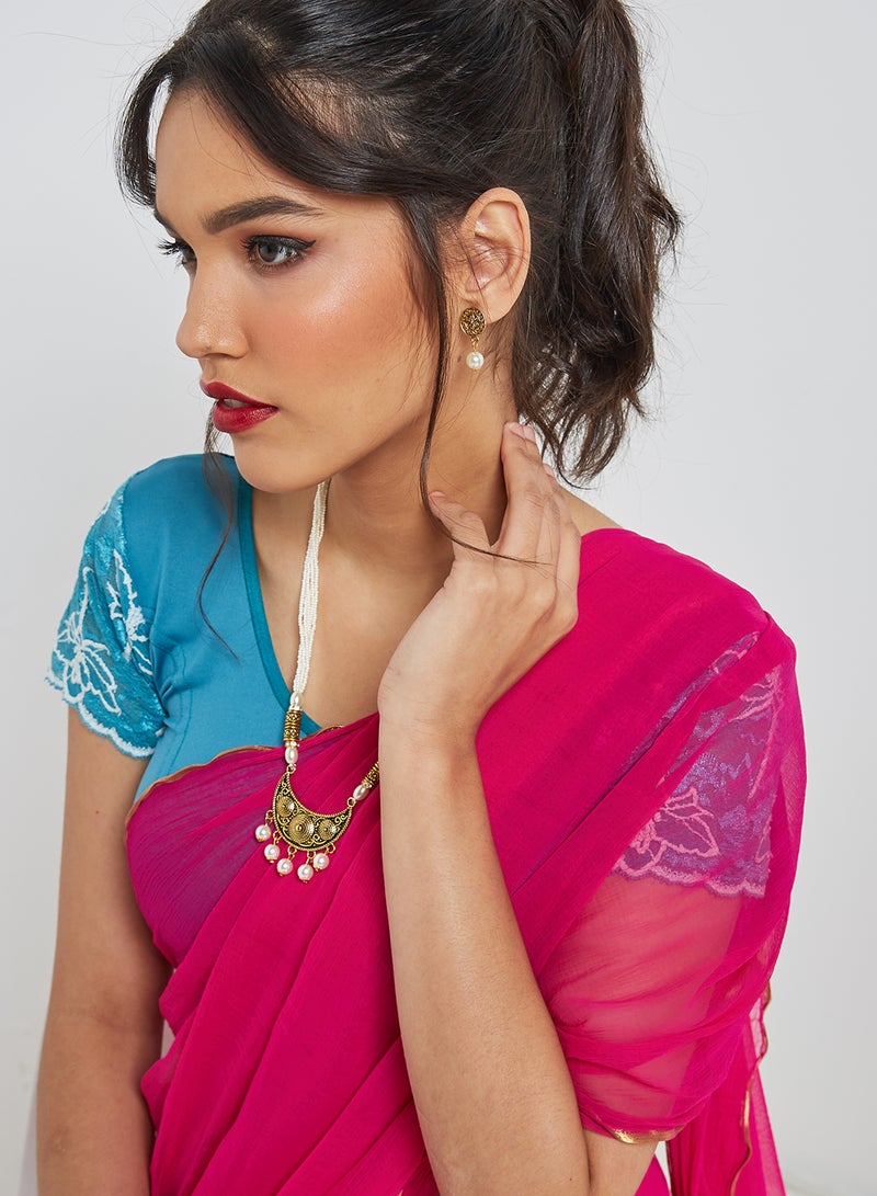 Rosh Elegant Necklace and Earrings Set  - Image 3