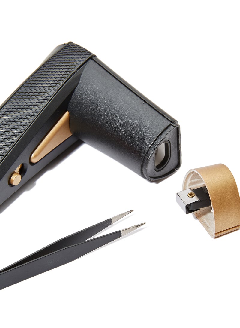 Bakhoor USB Rechargable Electric Incense Burner Black/Gold 11.5cm - Image 4