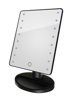 ANSELF LED Light Rotatable Makeup Mirror Black  - Image 1