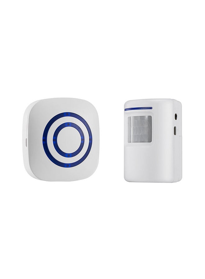 Generic PIR Sensor Infrared Induction Alarm Welcome Guests Body Door Bell white  - Image 5
