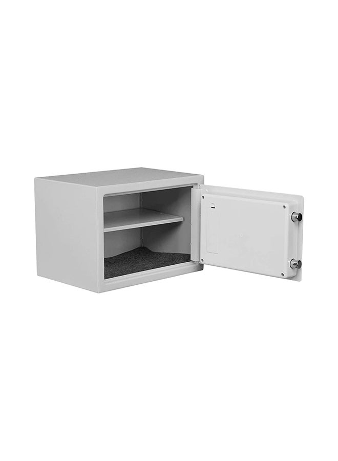 Rubik - Battery Operated A4 Document Size Keyless Safe Box With Keypad Entry White 25x35x25cm - Image 1