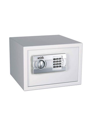 Battery Operated A4 Document Size Keyless Safe Box With Keypad Entry White 25x35x25cm - v1577711152/N32891569A_1