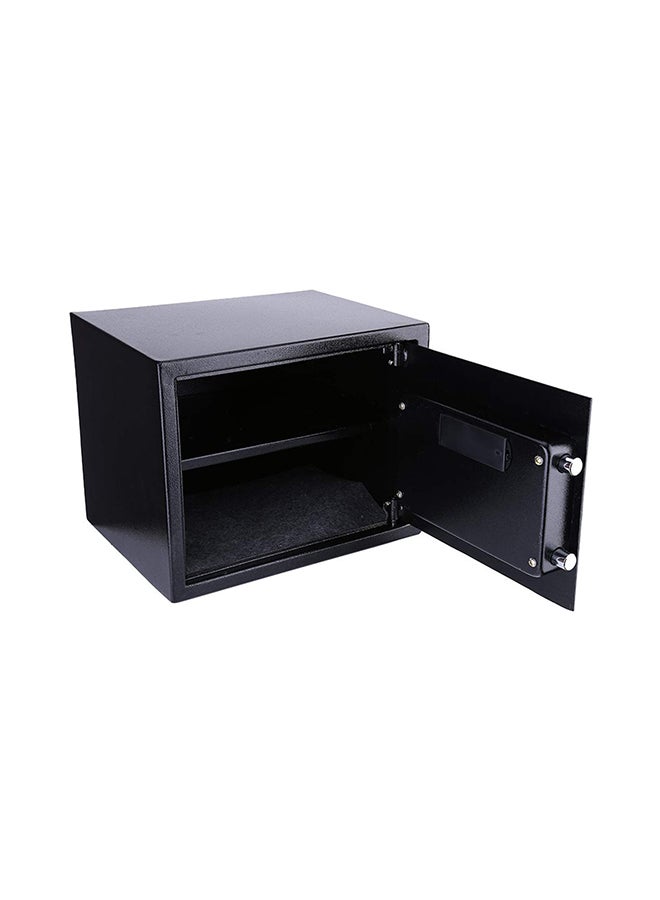 Rubik - Electronic Digital Battery Operated Safe Box Security Locker With Pin Keypad And Emergency Override Keys Black 30x38x30cm - Image 1