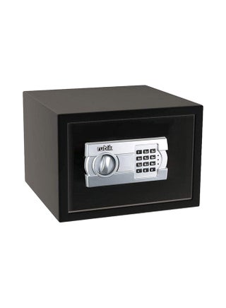 A4 Document Size Electronic Digital Double Security Key Lock And Password, Special Self Inner Locating Box Safe For Home Office Black 25x35x25cm - v1577711205/N32891570A_1