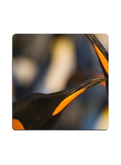Penguin Printed Coaster Black/Yellow 9x9cm