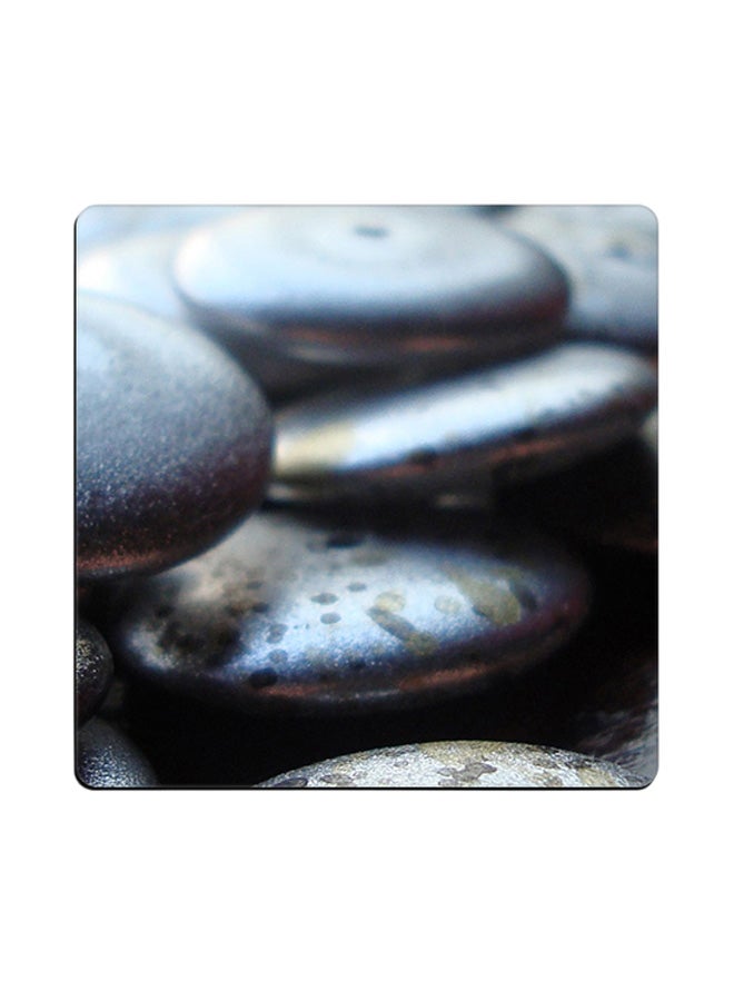 Bracelet Beads Printed Coaster Multicolour 9x9cm 