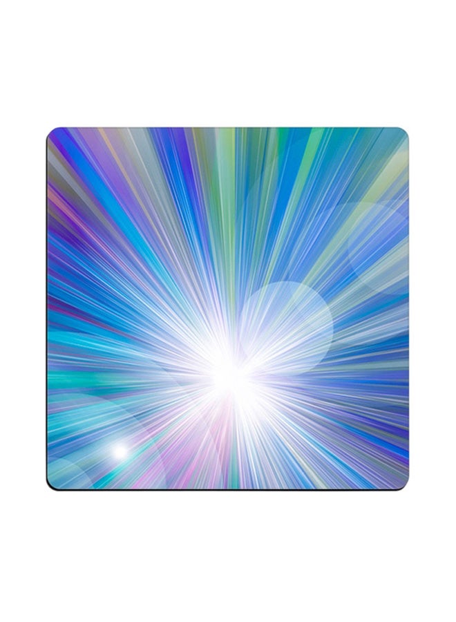 Abstracts Bright Printed Coaster Multicolour 9x9cm
