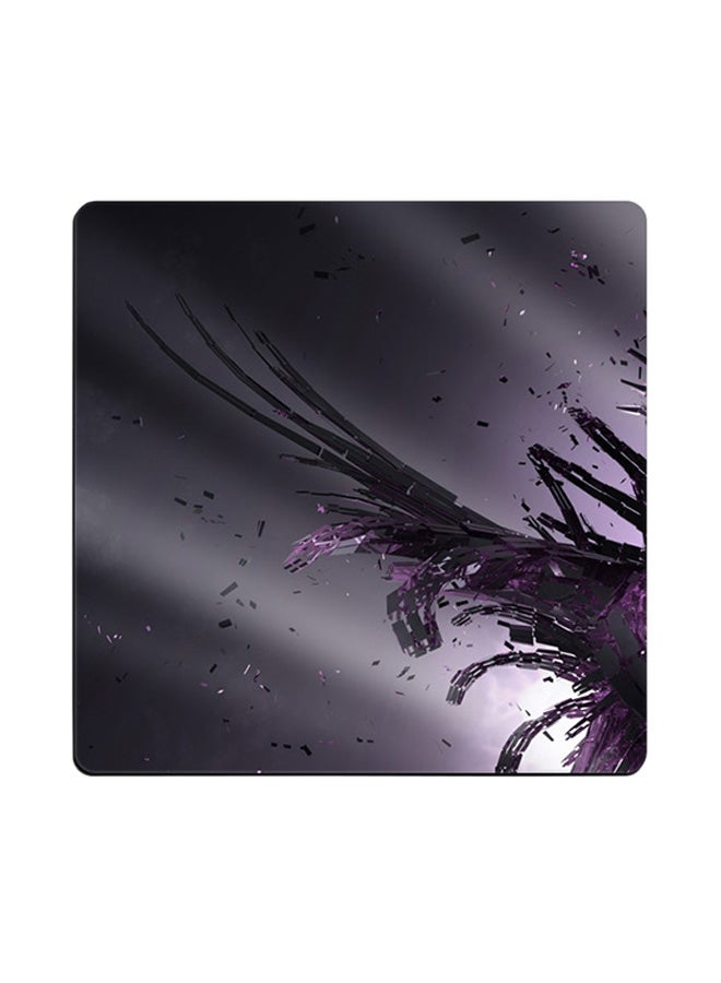 Abstracts Dark Printed Coaster Multicolour 9x9cm