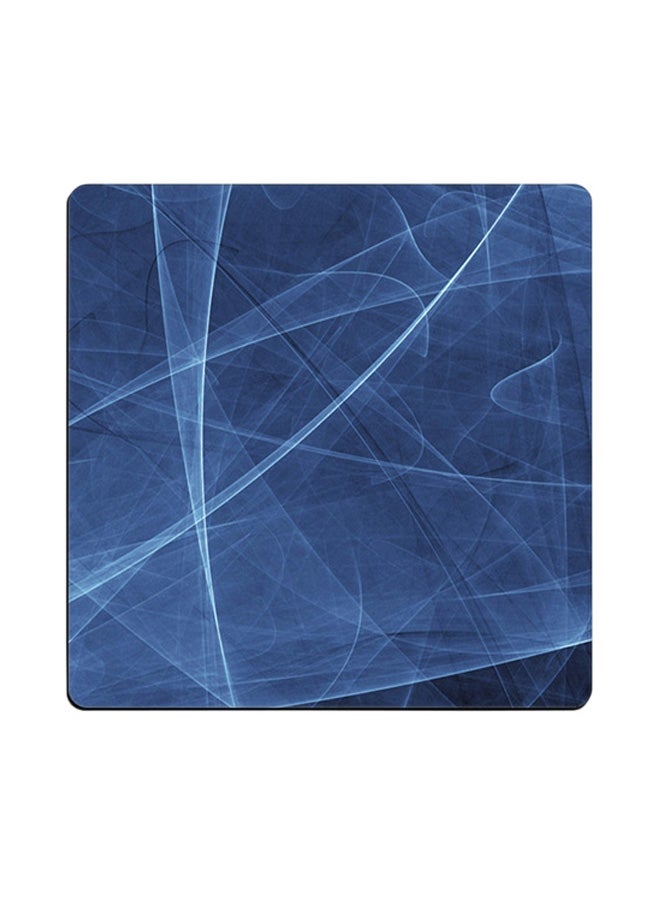 Abstracts Dark Printed Coaster Blue 9x9cm