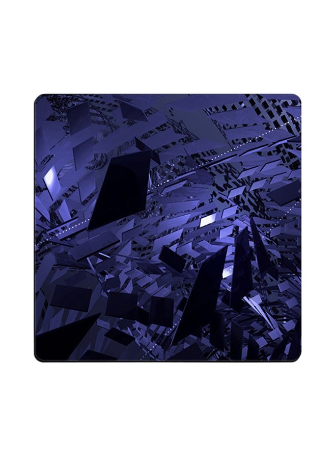 Abstracts Dark Printed Coaster Multicolour 9x9cm