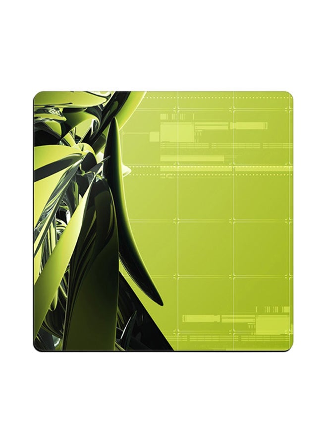 Abstracts Dark Printed Coaster Multicolour 9x9cm