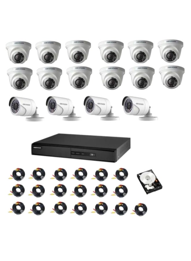 HIKVISION 16-Channel DVR K1 Surveillance Camera Kit - Image 1