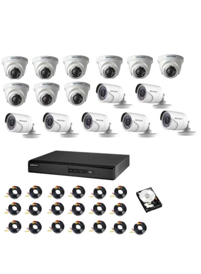 HIKVISION - 16-Channel DVR K1 Surveillance Camera Kit - Image 1
