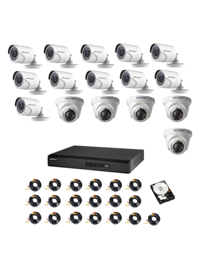 HIKVISION 16-Channel DVR K1 Surveillance Camera Kit - Image 1