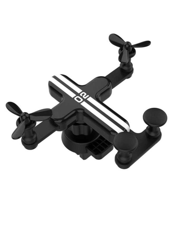 Generic - Air Vent Clip Mount Car Phone Holder Black/White - Image 1