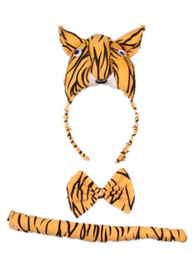 3-Piece Tiger Hair Hoop With Bow And Tail  - Image 1