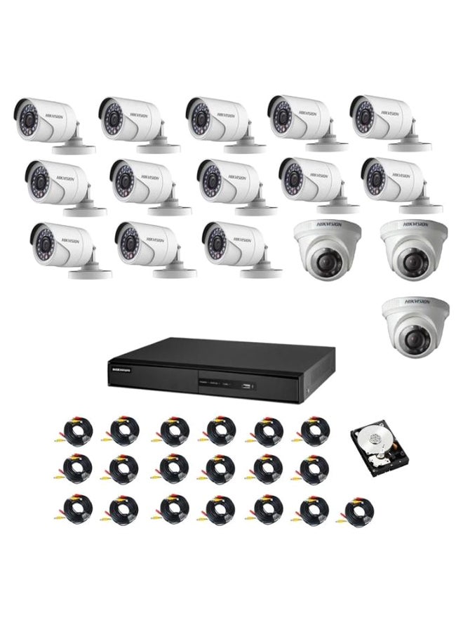 HIKVISION 16-Channel K1 DVR Home Surveillance Camera Kit  - Image 1