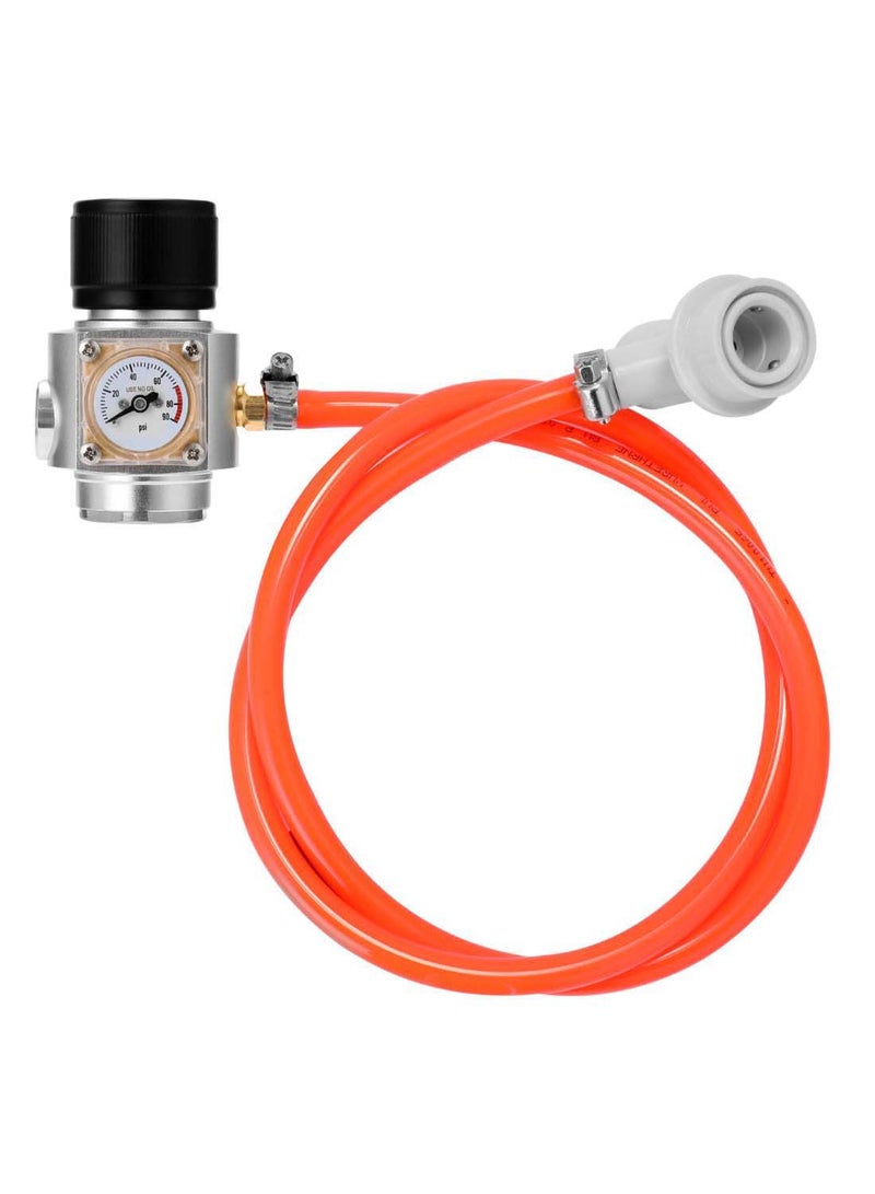 CO2 Mini Gas Charger 0-90 PSI Gauge Multicolour  - Image 1