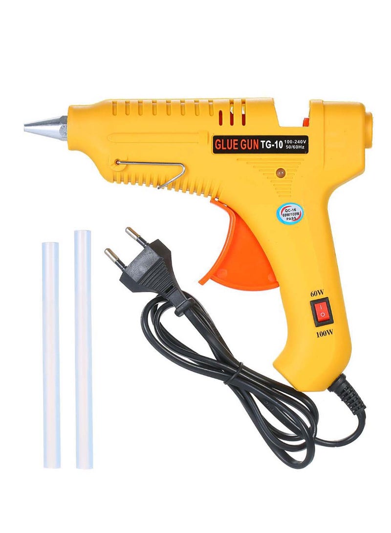 Multifunctional Adjustable Melt Glue Gun Machine Yellow/Black - Image 1