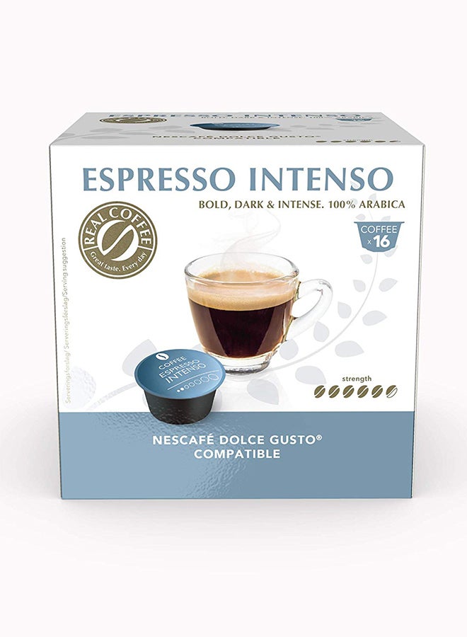 Real Coffee - Espresso Intenso Coffee Intenso Intenso 128grams Pack of 3 - Image 1